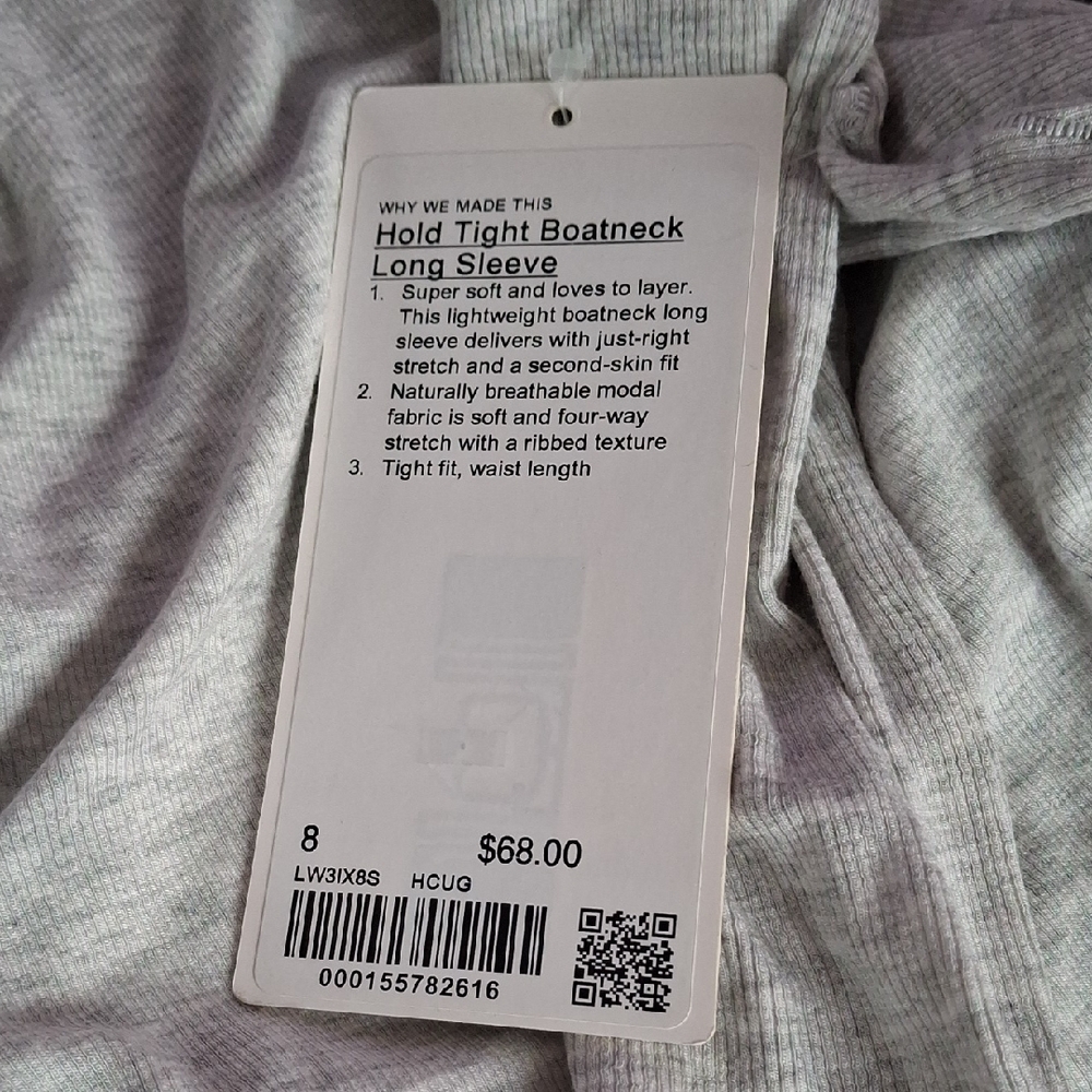Lululemon Athletica Gray Long Sleeve Top - Picture 7 of 7